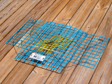 Load image into Gallery viewer, OceanBuilt Bridge Blue Crab Trap &amp; Wire Mesh Drop Net, 15 x 15 x 7 in.
