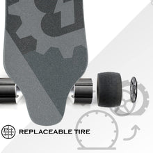 Load image into Gallery viewer, 38&quot; Dual Brushless Hub-Motor Electric Skateboard Longboard Scooter 4.2&quot; PU Wheels
