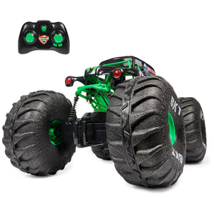 Monster Jam, Official Mega Grave Digger All-Terrain Remote Control Monster Truck, Over 2 Ft. Tall, 1:6 Scale, Kids