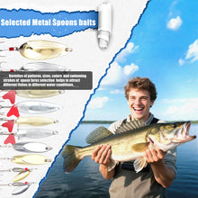 Load image into Gallery viewer, EXAURAFELIS Fishing Gear Fishing Lures All-in-one Tackle Box Minnow Crankbait Spinnerbaits VIB Jigs Hooks Paddle swimbaits Frog Lure Spoon Sinking Lure for Bass Trout Walleye Redfish
