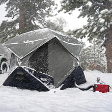 Load image into Gallery viewer, Gazelle Tents™ T4 Overland EXP Hub Tent, Extended Season Camping Tent, Sleeps 4, Pop-Up Hub Tent, Durable Ripstop Fabric, TriTech Mesh, Waterproof, UV Resistant, Agave Green, 78" x 94" x 94", GT403AG
