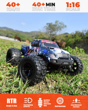 Load image into Gallery viewer, Hobby Grade 1:16 Scale Remote Control Truck, 4WD High Speed 40+ Kmh All Terrains Electric Toy Off Road RC Vehicle Car Crawler
