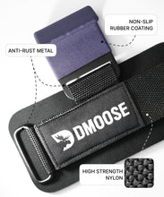 Load image into Gallery viewer, DMoose Weight Lifting Hooks (Pair) - (Navy Blue)
