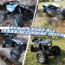 Load image into Gallery viewer, ]Large 1:8 Scale Monster Truck for Adults and Boys, Upgraded Remote Control Car with Realistic Sound, 4WD All Terrain RC Toy
