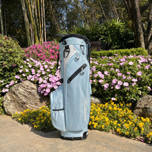 Load image into Gallery viewer, T WINSOLOGY Lightweight Golf Stand Bag with 4 Way Top Dividers for Men and Women, Only 4.5 Pounds, 8 Storage Pockets Including Cooler, Double Shoulder Straps, Womens Golf Club Bag (Sky Blue/Beige)
