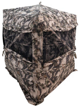 Load image into Gallery viewer, BOG Grave Digger Standing Height Ground Blind Mossy Oak with StealthZip Silent Zippers, StealthTrac Silent Windows, Water Resistant 600D Fabric, and Hub Construction for Hunting, Shooting, and Outdoor
