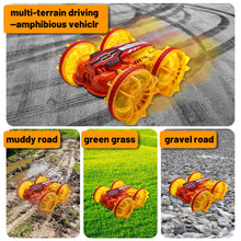 Load image into Gallery viewer, Amphibious RC Car for Kids 2.4 GHz Remote Control Boat Toys for Boys Waterproof RC Monster Truck Beach Toys
