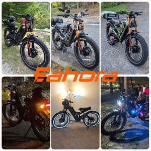 50mph Electric Bike for Adults, 5000W Dual Motor Ebike, 60V 80AH 235 Miles Long Range Ebike, 26 * 4.0" Fat Tire Electric Mountain Bike