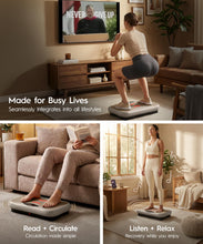 Load image into Gallery viewer, REVO Wave Board with Red Light Therapy | Vibration Plate for Lymphatic Drainage with Bluetooth Speakers, Resistance Bands, Remote | Exercise Machine for Full Body Workout Platform | 330 Lbs Capacity
