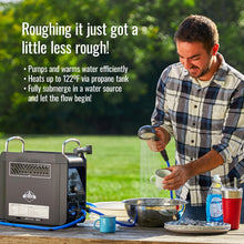Load image into Gallery viewer, Hike Crew Propane Water Heater &amp; Shower Pump, Portable Hot Water Camping
