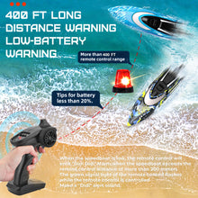 Load image into Gallery viewer, RC Boat, 2 Packs 12 inch Fast Speed RC Boat 30 KPH with A Portable Suitcase for Lakes &amp; Pools &amp; Salt Water, Summer Toys for Adults and Ideal Gifts for Kids
