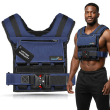 Load image into Gallery viewer, Gymnastics Power Weighted Vest Adjustable for Men and Women – Workout Weight Training Vest for Fitness, Running, Strength, Exercise &amp; Cross Training
