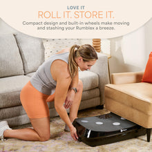 Load image into Gallery viewer, Lifepro Rumblex 4D Curved Vibration Plate Exercise Machine — Triple Motor, 7 Modes &amp; 60 Speeds Vibrating Platform Machine — Full Body Vibration Plate for Lymphatic Drainage &amp; at Home Workout

