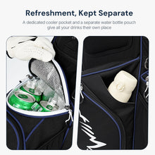 Load image into Gallery viewer, GoHimal 14-Way Lightweight Golf Stand Bag with Multiple Pockets Black
