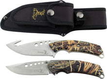 Load image into Gallery viewer, Elk Ridge ER-054CA 8.5-Inch Fixed and 5-Inch Folder Hunting Knife Set
