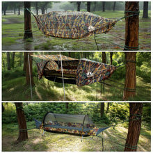 Load image into Gallery viewer, Night Cat Flat Lay Hammock: Non-Rolling Hammock Tent for Adults 1 Person 330LBS
