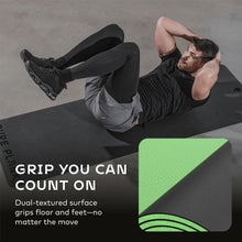 Load image into Gallery viewer, Pure Plank Reversible Yoga Mat - 5mm Thick Dual Sided Non-Slip Exercise Mat Made with 100% Recyclable Natural Rubber Eco-Friendly Fitness Pad for Core Training, HIIT, Pilates &amp; Home Gym 26x71"
