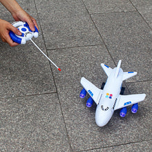 Load image into Gallery viewer, 4CH RC Airplane Radio Remote Control Vehicle Car Electric Plane Aircraft Model Toy Music, Light Kids Birthday Gifts (Blue)
