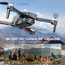 Load image into Gallery viewer, Drone with Camera 4K for Kids Adults, Brushless Motor Mini Foldable RC Drones with Propeller Guards for Beginners, One Key Take Off/Land
