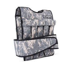 Load image into Gallery viewer, CAP Barbell 40-Pound Adjustable Weighted Vest, Camouflage
