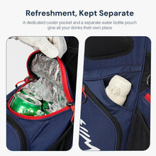 Load image into Gallery viewer, GoHimal 14-Way Lightweight Golf Stand Bag with Multiple Pockets Navy Blue
