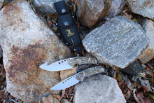 Load image into Gallery viewer, Elk Ridge ER-054CA 8.5-Inch Fixed and 5-Inch Folder Hunting Knife Set
