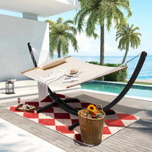 Load image into Gallery viewer, Lazy Daze 13 Ft Double Quilted Hammock with Curved Steel Black Stand
