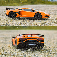 Load image into Gallery viewer, Remote Control Car Licensed RC Car, 1:24 Lambo Toy Car for Kids, Lambo SVJ Remote Control Model Car Electric (Orange)
