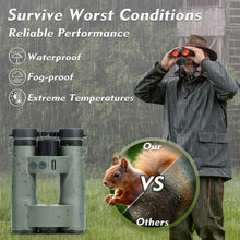 Load image into Gallery viewer, YINMONE 10x42 Laser Rangefinder Binoculars for Hunting Range Finder 2500Yds
