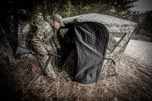 Load image into Gallery viewer, Ameristep Pro Series Thermal Hub Blind | 4 Person Insulated Hunting Blind Designed for Cold Weather in Mossy Oak Elements Terra, AMEBF1009, One Size
