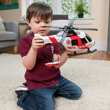 Load image into Gallery viewer, Action Large Helicopter - Lights and Sounds Vehicle with Motorized Turbine and Spinning Rotors
