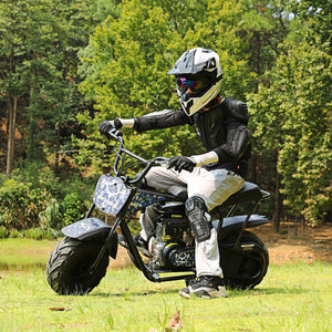 Mini Dirt Bike for Kids, 105CC 4-Stroke Kid Gas Powered Off-Road Pocket Pit Trail Motorcycle W/EPA Approved