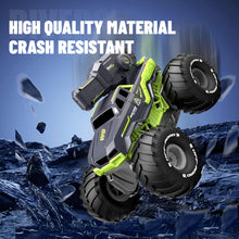 Load image into Gallery viewer, 1:16 Remote Control Monster Truck All Terrain 4WD Amphibious RC Car &amp; Boat with Water Spray Gun Waterproof Durable Toy
