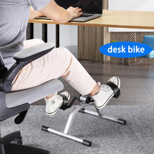 Load image into Gallery viewer, RYGEO Pedal Exerciser Mini Exercise Bike (Silver)
