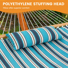 Load image into Gallery viewer, Lazy Daze Sunbrella Fabric Hammock with 13FT Arc Wood Hammock Stand
