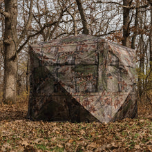Load image into Gallery viewer, Barronett Blinds® Grandview, See-Through Hunting Blind, View-Through Fabric, Silent Shooting Windows, Bloodtrail™ Backwoods, 104" x 104" x 82", GV450BW

