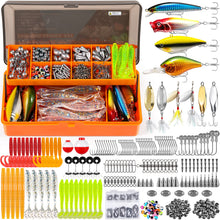 Load image into Gallery viewer, PLUSINNO Fishing Lures Tackle Box - Compact Fishing Gear for Bass Trout

