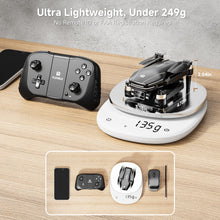 Load image into Gallery viewer, Drone with Camera 4K for Kids Adults, Brushless Motor Mini Foldable RC Drones with Propeller Guards for Beginners, One Key Take Off/Land
