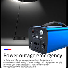 Load image into Gallery viewer, 180W 45000mAh Mobile Power Station Solar Generator 110V 220V  Portable Power Bank Power Plant Fast Charging For Outdoor Camping
