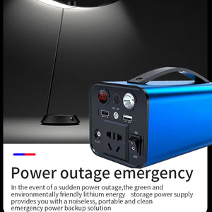 180W 45000mAh Mobile Power Station Solar Generator 110V 220V  Portable Power Bank Power Plant Fast Charging For Outdoor Camping