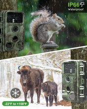 Load image into Gallery viewer, Trail Camera 6K 72MP Night Photo Video Multifunction Outdoor Hunting Animal Observation Monitor IP66 Waterproof Hunting Camera
