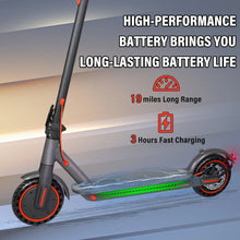 Load image into Gallery viewer, 350W Adults Electric Scooter 36V 10.4AH 30km/h Max Speed 8.5 inch Solid Tires eScooter Electric Kick Scooter 35KM Range with APP
