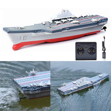 Load image into Gallery viewer, Mini Remote Control Aircraft Carrier Military Model Ship Toy Kids
