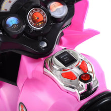 Load image into Gallery viewer, 1.86 MPH 3 Wheel Black Ride On Motorcycle Battery Powered Bicycle Kids Toy GiftTY327423
