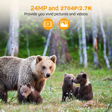 Load image into Gallery viewer, 2.7K 24MP Wireless Trail Camera Hunting Cameras HC802A  Wildlife Surveillance Night Vision Tracking Photo Trap Cams
