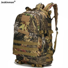Load image into Gallery viewer, Waterproof Bionic Camouflage Hunting Fishing Backpack Wear Resistant Oxford Fabric 40L Multi-Functional Double Shoulder Bag
