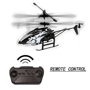 2 Channel Mini USB RC Helicopter Model with Light for Kids Adults Toys Gifts