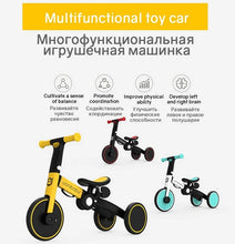 Load image into Gallery viewer, IMBABY Baby Tricycle 4 In 1 Foldable Baby Stroller Balance Bike Kick Scooter Children Portable Children&#39;s Stroller Walking Car
