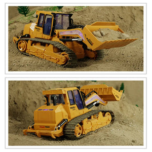 1:16 Rc Bulldozer Dump Trucks Excavator Toy for Kids Children