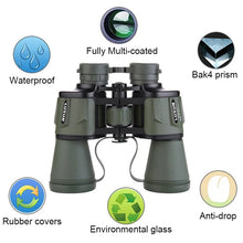 Load image into Gallery viewer, Luxun 20x50 High Maginification Zoom Porro Binocular HD Military Powerful Optical Telescope Wide Angle for Outdoor Hunting
